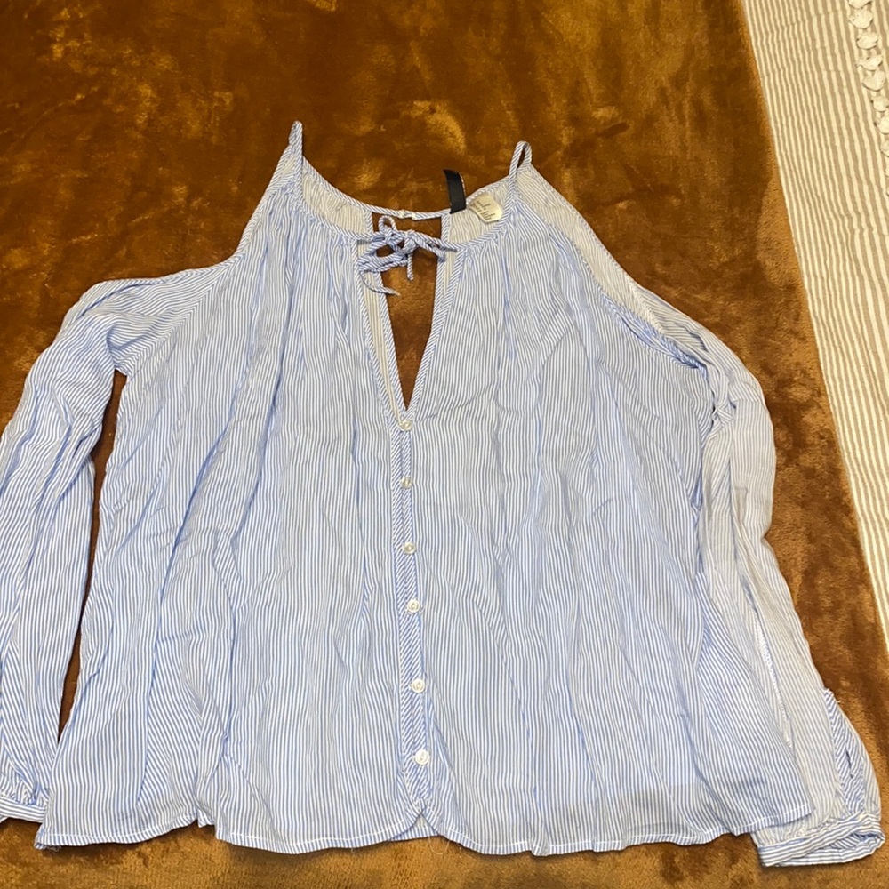 Cold shoulder blouse